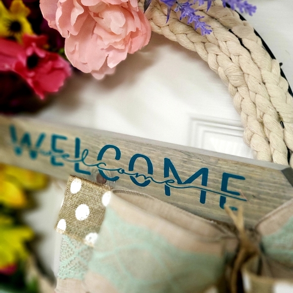 Spring Wreath For Front Door - Picture 3 of 13